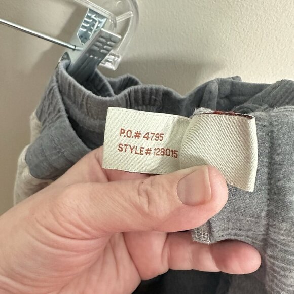 CARBON 2 COBALT lounge pants pajamas bottoms elastic waist pockets casual L - Picture 10 of 11